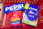 target matchup groceries in shopping cart