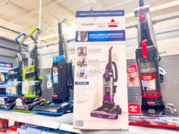 bissell powerforce vacuum on shelf and in box at walmart