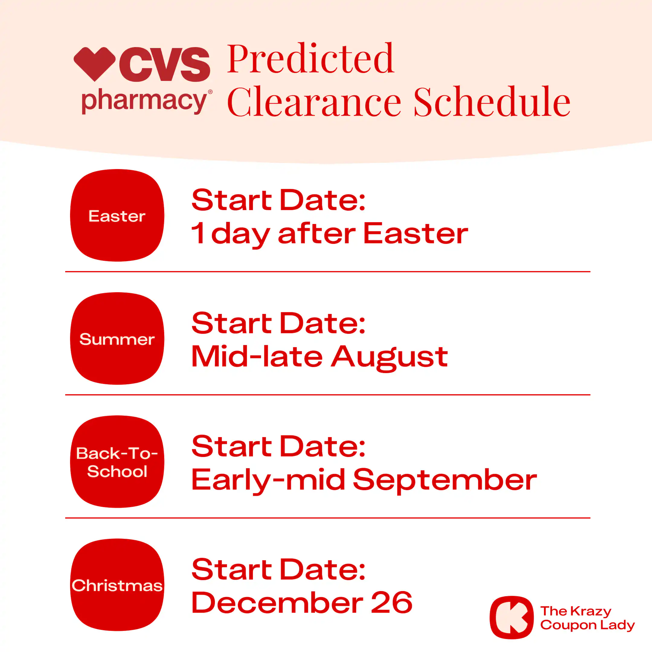 CVS Clearance: How to Save Up to 90% Off All Year Long - The Krazy ...