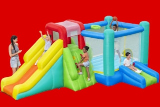 bestway bounce house stock collage