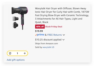 Wavytalk Hair Dryer with Diffuser