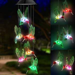 Solar Hummingbird Wind Chime
