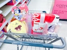 valentines day products in walgreens cart