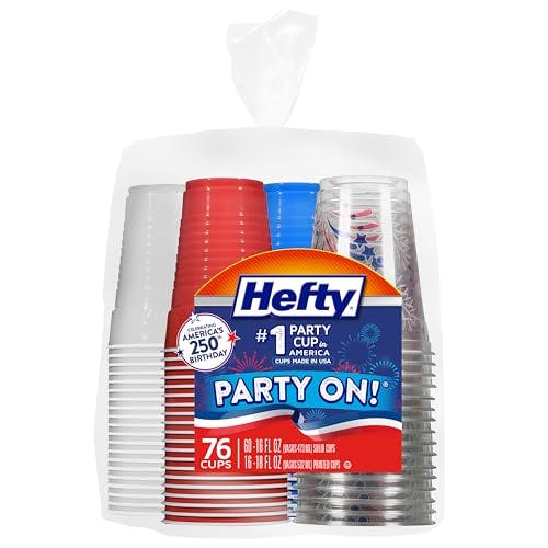Hefty Party On Disposable Cups