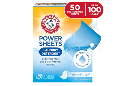 Arm & Hammer Power Sheets Laundry Detergent