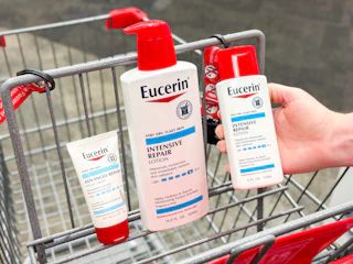 bottles of eucerin lotion 