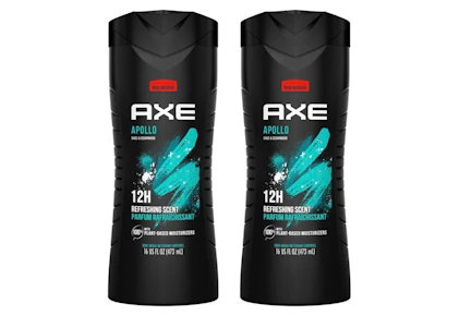 2 Axe Body Washes