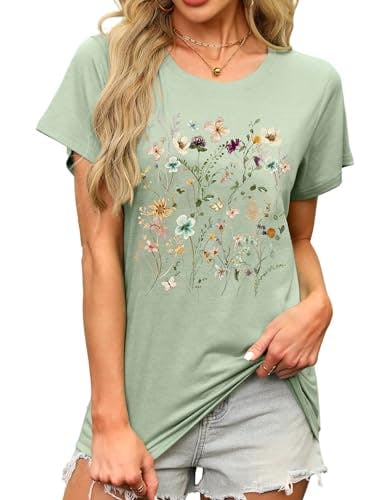 Women's Flower Graphic Tee