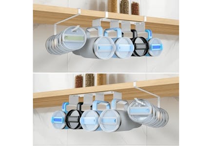 Under-Cabinet Tumbler Organizer Compatible with Stanley 40oz