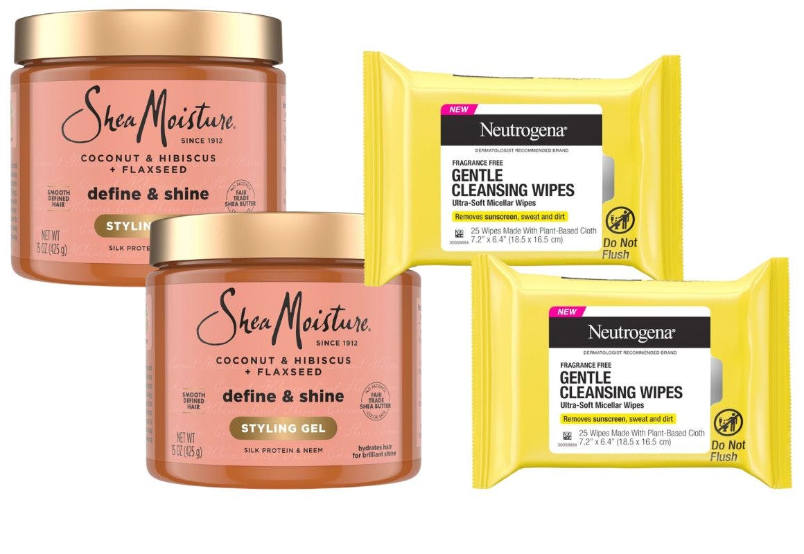 2 Neutrogena + 2 SheaMoisture