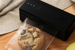 sealer sealing up a cookie in a bag