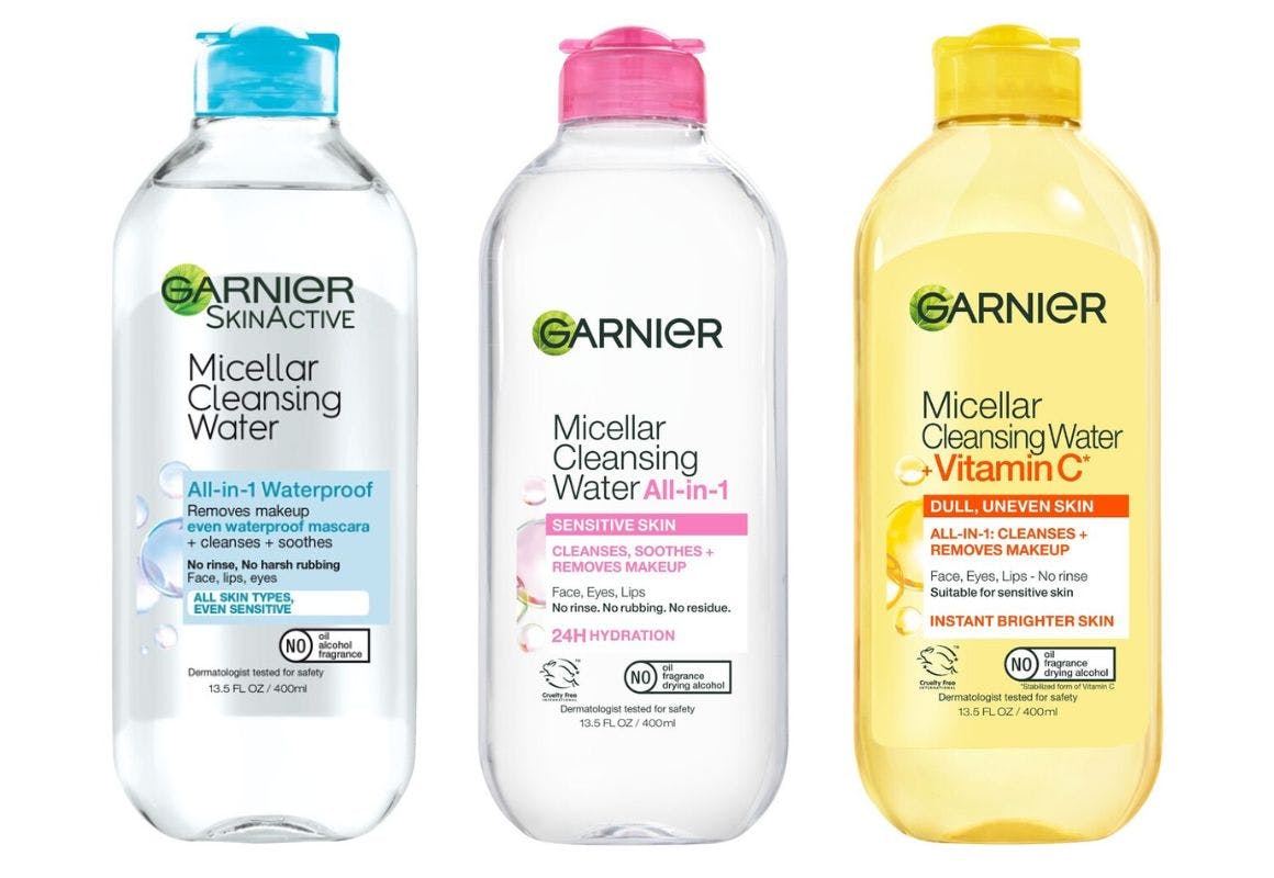 3 Garnier Micellar Cleansing Waters