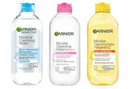3 Garnier Micellar Cleansing Waters