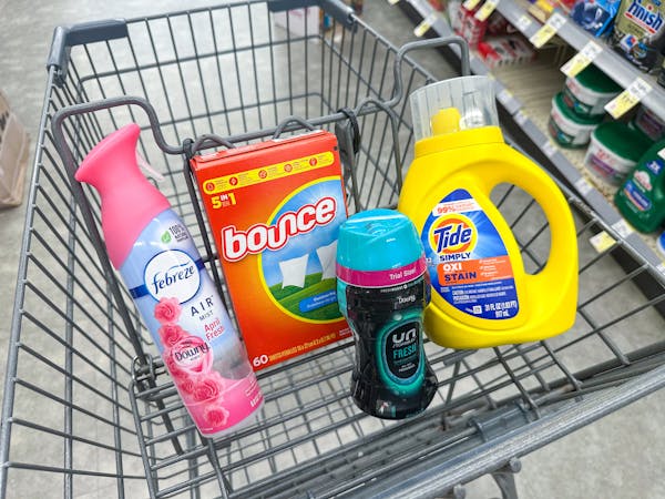 Tide Simply, Downy, Bounce and Febreze: Buy 4 for $9 at Walgreens
