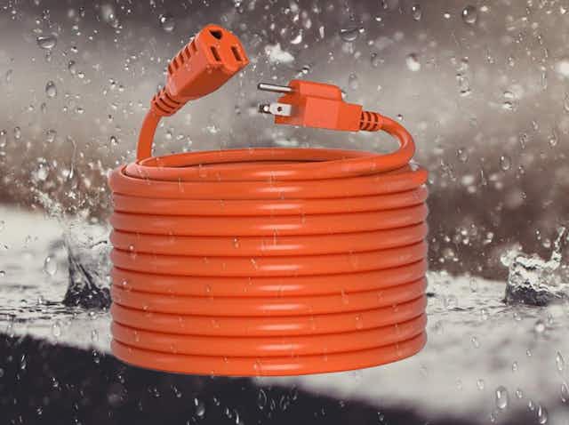 Waterproof Extension Cord, Just $8.49 on Amazon card image