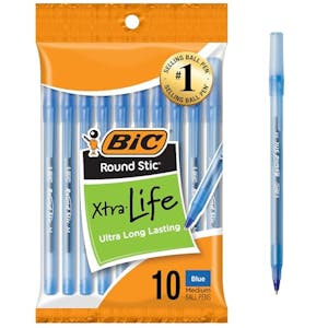 BIC Round Stic Xtra Life Pens