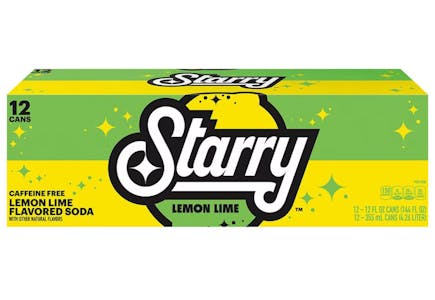 3 Starry Soda 12-Packs