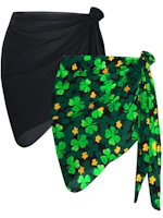 Women's Beach Sarong Wrap 2-Pack