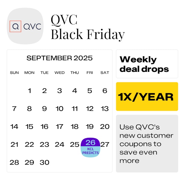 QVC Black Friday — September 2025