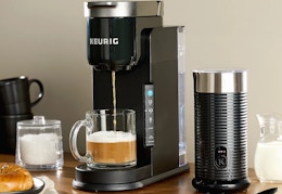 Keurig K-Cafe and Frother, Only $70  at QVC + $40 K-Cup Voucher card image