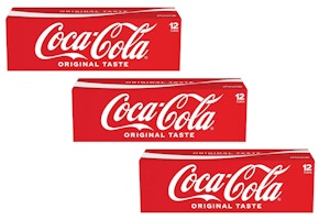 3 Coca-Cola 12-Packs