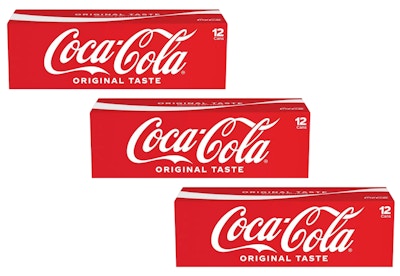 3 Coca-Cola 12-Packs