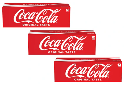 3 Coca-Cola 12-Packs