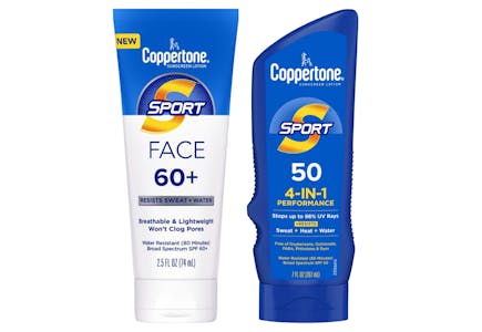 2 Coppertone Sunscreens