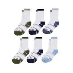 Wrangler Kids' Crew Socks 6-Pack
