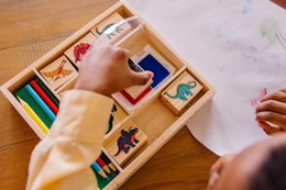 Melissa & Doug Dinosaur Stamp Set, Only $9.59 at Amazon card image