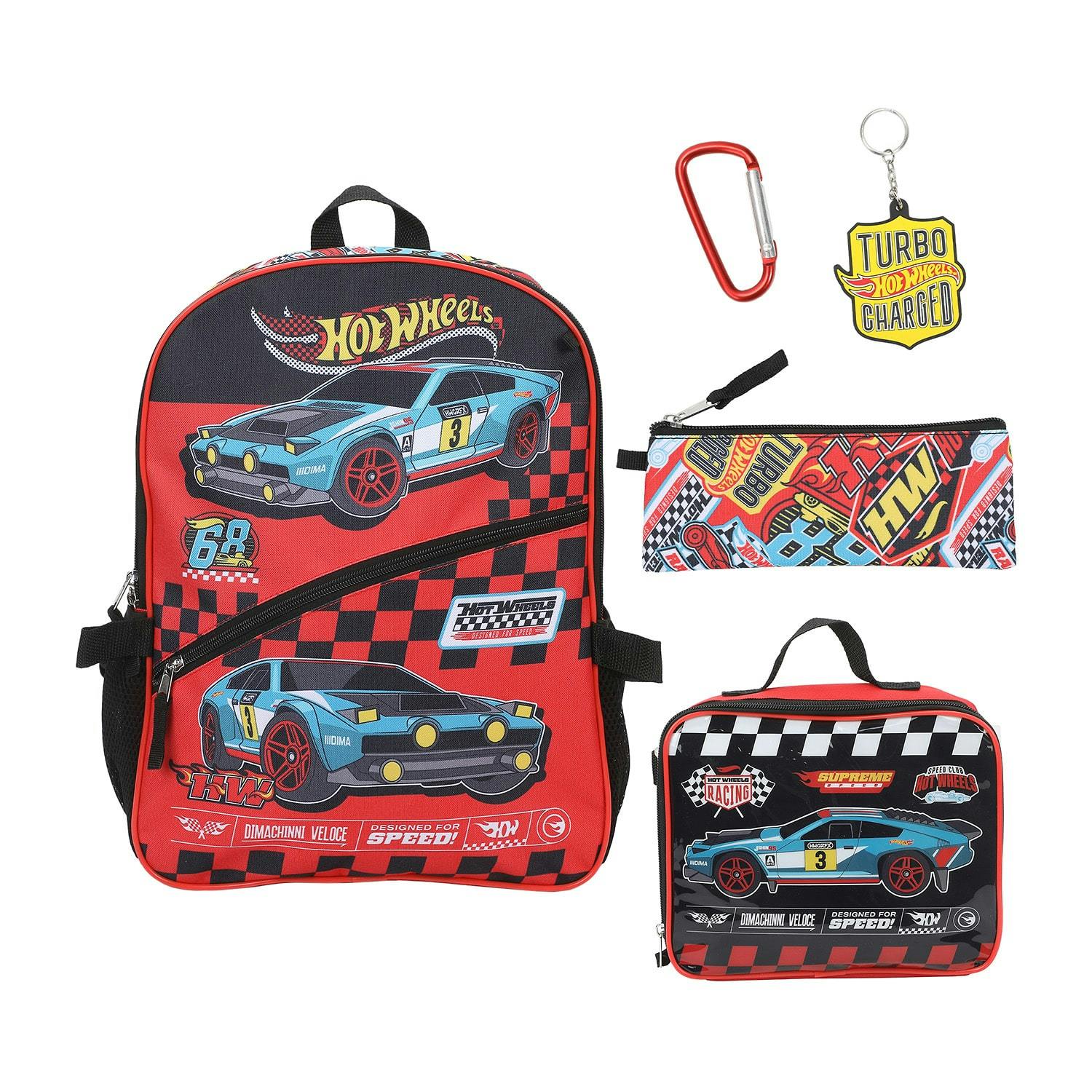 Hot Wheels Backpack Set