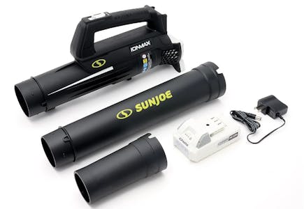 Sun Joe Leaf Blower With Battery