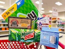 kodiak mtn dew bounty ensure mrs meyers in target cart