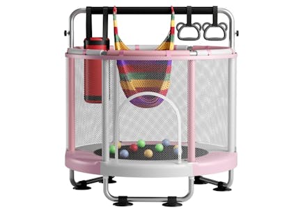 Trampoline With Enclosure