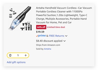 Handheld Vacuum Cordless