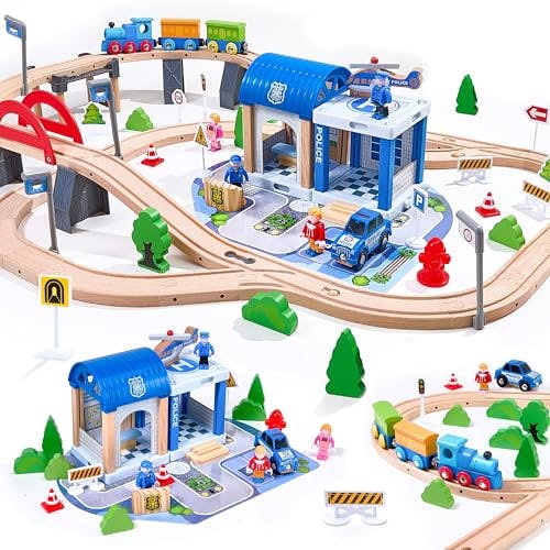 Wooden Train Set