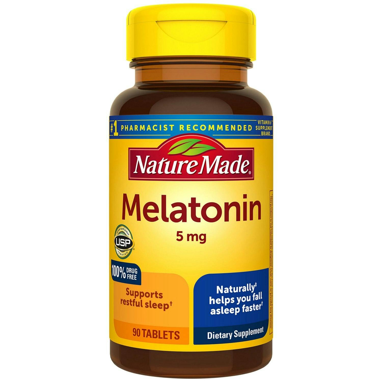 2 Nature Made Melatonin Bottles