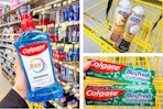 dollar general colgate and softsoap 3-photo collage