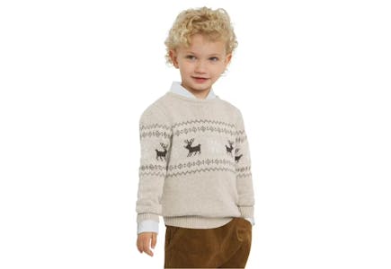 Lands' End Kids' Holiday Sweater