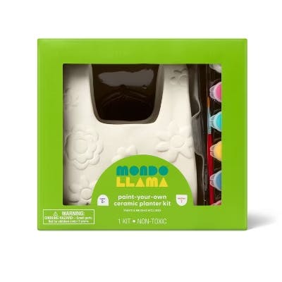 Mondo Llama Ceramic Planter Kit