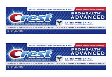 2 Crest Toothpastes