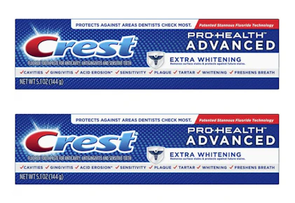 2 Crest Toothpastes