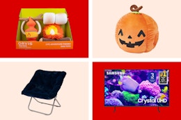 Sam's Club Clearance We're Shopping: Samsung TV, Dog Toys, Halloween, More card image