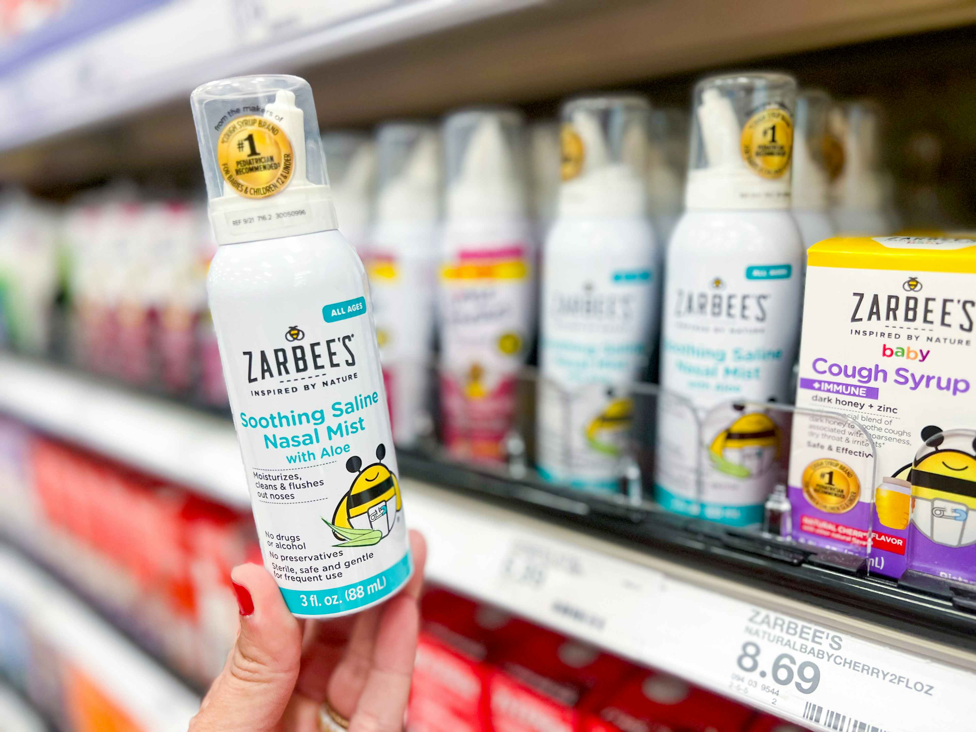 Target Zarbees Nasal Spray 12:4:23 -4