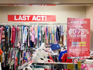 Macy's clearance section