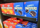 a self with boxes of Oreo Cakesters on it