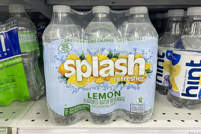 Splash Refresher 6-Packs, Just $0.99 at Meijer card image