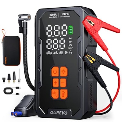 Jump Starter With Air Compressor
