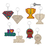 Color Your Own Father’s Day Keychains