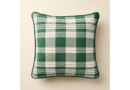 Magnolia Plaid Toss Pillow